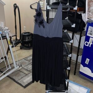 Black and grey cocktail dress. Size XL